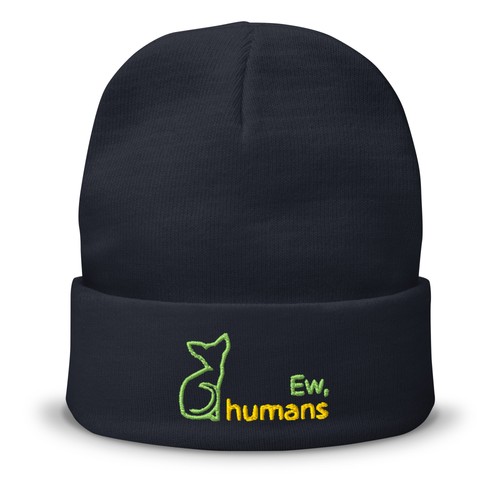 Cuffed knit beanie - 12",