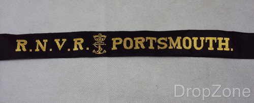 Royal navy cap tally - royal,